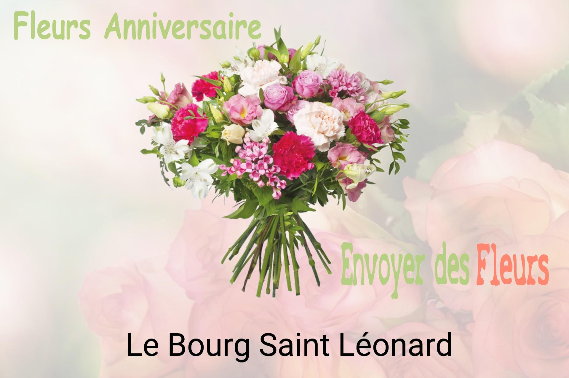Bouquet de fleurs d’anniversaire livré à Le Bourg-Saint-Léonard