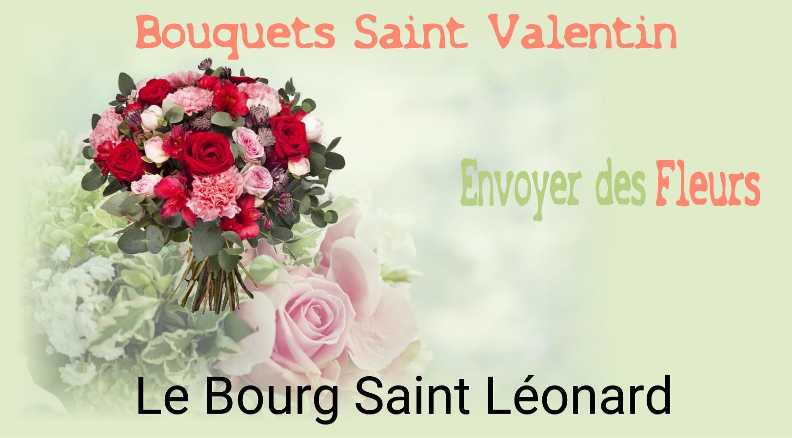 Roses de Saint-Valentin livrées à Le Bourg-Saint-Léonard
